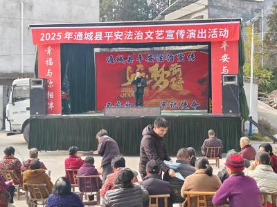 通城县石南镇：花鼓下乡传新风 法治宣传入民心