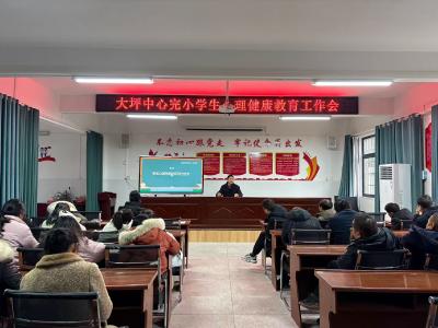 通城县大坪中心完小召开学生心理健康教育工作会
