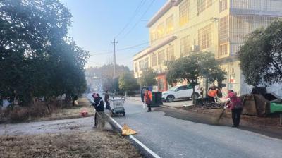 【清洁家园在行动】通城县石南镇：洁净家园迎新春 石南社区在行动