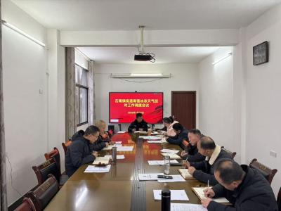 通城县石南镇召开低温雨雪冰冻天气应对工作调度会议
