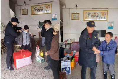 咸宁市市场监督管理局赴关刀镇黄丰村开展春节慰问活动