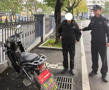 男子顺手牵羊盗走摩托车 警方两小时迅速破案抓获