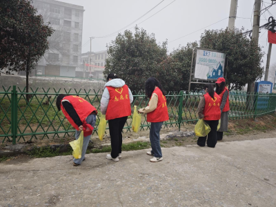 通城县五里镇：巾帼聚力展风采 清洁家园焕新颜