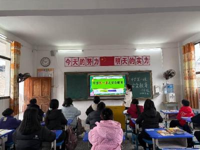 通城县大坪乡达丰小学开展安全教育开学第一课