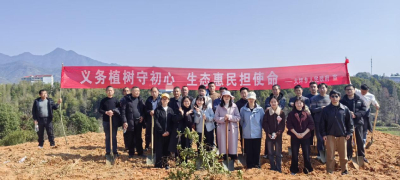 义务植树守初心 生态惠民担使命 | 通城县大坪乡开展春季植树活动