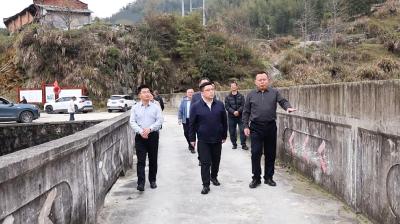 通城县领导开展巡林巡库巡河并调研洪源抽水蓄能项目工作  