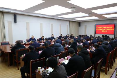 全县国资国企领域突出问题、开发区腐败乱象专项整治动员部署会议召开