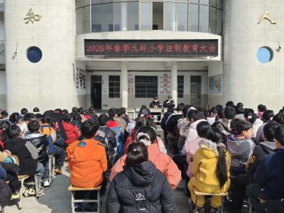 通城县马港镇九岭小学开展法制教育课活动