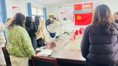 通城县五里镇中心完小开展师德师风集中培训暨宣誓活动