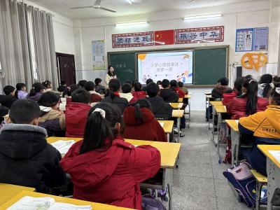 通城县大坪乡水口小学开展心理健康教育开学第一课