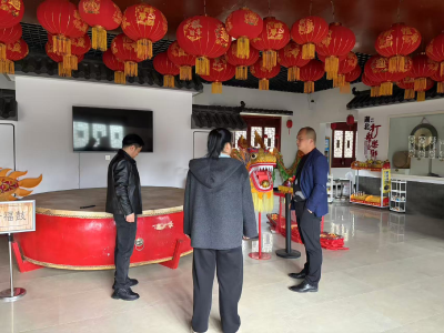 通城县石南镇开展“赛锣赛亮”园区管护检查 筑牢非遗文化阵地管护防线