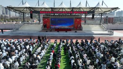 通城县职业教育中心举行2026年春季学期开学典礼暨高考誓师大会