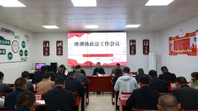 通城县塘湖镇召开政法工作会议  