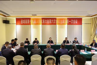 通城县第十九届人民代表大会第六次会议举行主席团第一次会议