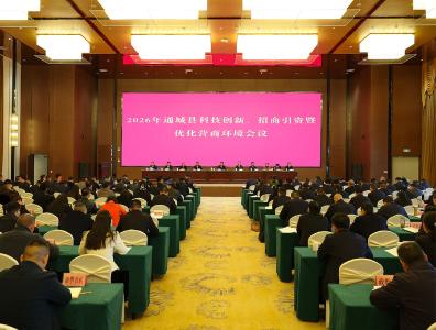 通城县召开科技创新、招商引资暨优化营商环境会议  