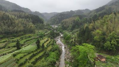 通城云溪漂流升级冲刺 693米高空玻璃滑道打造峡谷探险新体验
