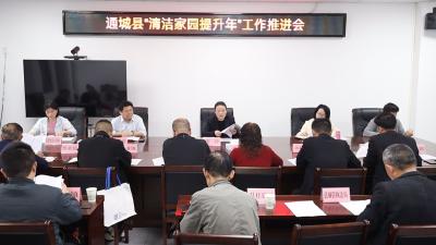 通城县召开“清洁家园提升年”工作推进会