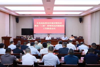 通城县召开全县高标准农田建设暨农村集体“三资”管理突出问题整治工作推进会