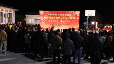  倡文明新风 建和美乡村｜通城县麦市镇“四季村晚”示范展演走进李塅村