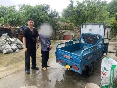 雨夜盗割施工电缆 通城公安1小时速破护航通修高速建设