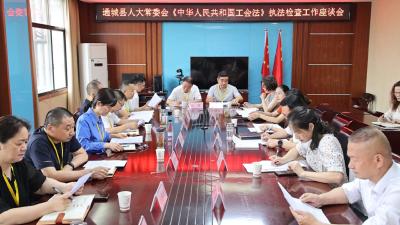 通城县人大常委会开展《中华人民共和国工会法》贯彻实施情况执法检查