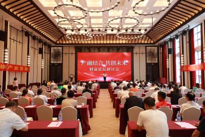 产融结合 共创未来｜湖北百里境泉酒业举行财富论坛研讨会