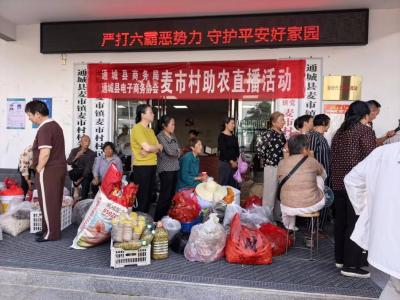 通城县麦市镇麦市村：小直播间架起致富桥 麦市农家山货线上热销