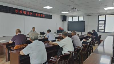 通城县沙堆镇召开退休干部座谈会