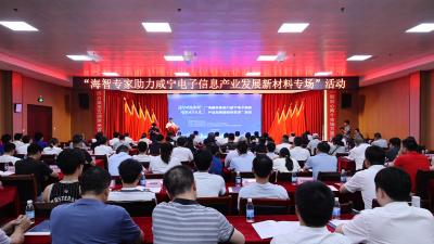 省市县联动搭台 海智专家助力咸宁电子信息新材料产业创新发展