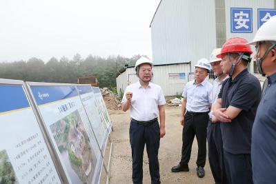 黄建平调研重点项目建设情况并检查防汛工作﻿  