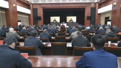 崇阳县组织收视收听全省安全生产电视电话会暨省安全生产委员会2023年度第二次全体会议