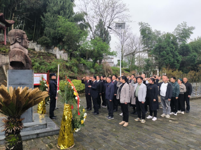 崇阳县金塘镇：缅怀革命先烈  清明祭奠英魂
