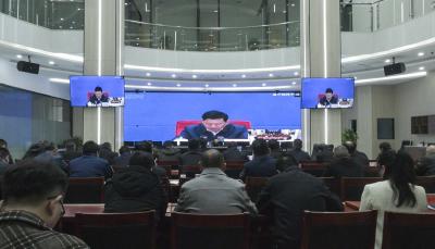 崇阳县组织收视收听全国、省市安全防范工作视频会议