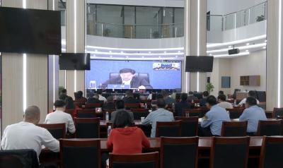 崇阳县组织收视收听全省安全生产紧急视频会议
