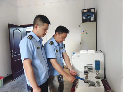 崇阳县市场监管局全面开展计量器具检测检定工作
