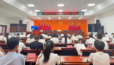 崇阳县港口乡：党建引领聚合力 “支书论坛”促发展 