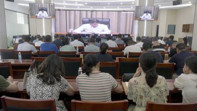 崇阳县收视收听全省应急管理上半年工作调度会议