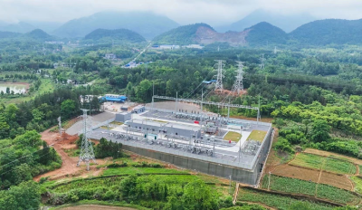 崇阳建立咸宁第一个数字化智能化绿色化新型变电站