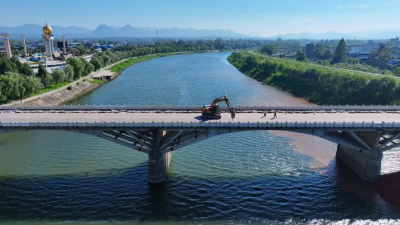 微视│9月1日  崇阳四桥拆除重建