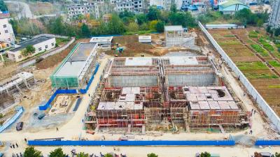 聚焦重点项目建设 | 崇阳县经济开发区污水处理厂扩建工程按下“快捷键”   跑出“加速度”
