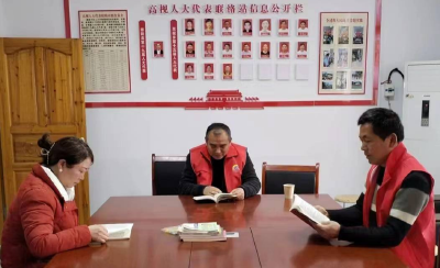 崇阳县高枧乡：与书为伴新年俗  红色阅读正当时