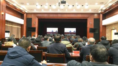 崇阳县收视收听省、市森林防灭火工作电视电话会议