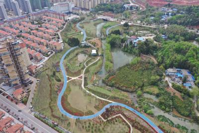 崇阳：香山河公园颜值“刷新”  成为市民“乐园” 和城市“客厅”
