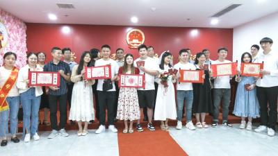 “520”  崇阳新人集体颁证仪式感满满