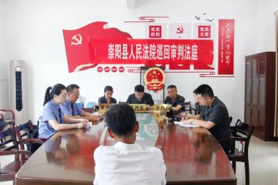 崇阳县人民法院：一场“家门口”的巡回审判
