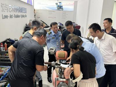 崇阳县扎实推进电动自行车安全隐患全链条整治行动