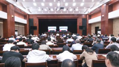 崇阳县收视收听全市审计工作电视电话会议