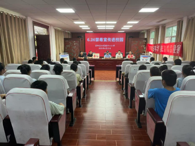 崇阳县白霓镇：禁毒宣传进校园 护航青春助成长