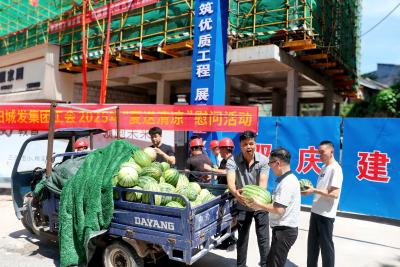 崇阳县城发集团：清凉沁心田  工会暖人心 