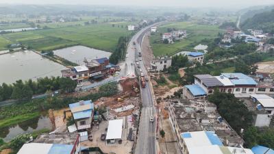 【聚焦重点项目建设】火力全开！崇阳106国道石城至肖岭段改扩建工程加速推进